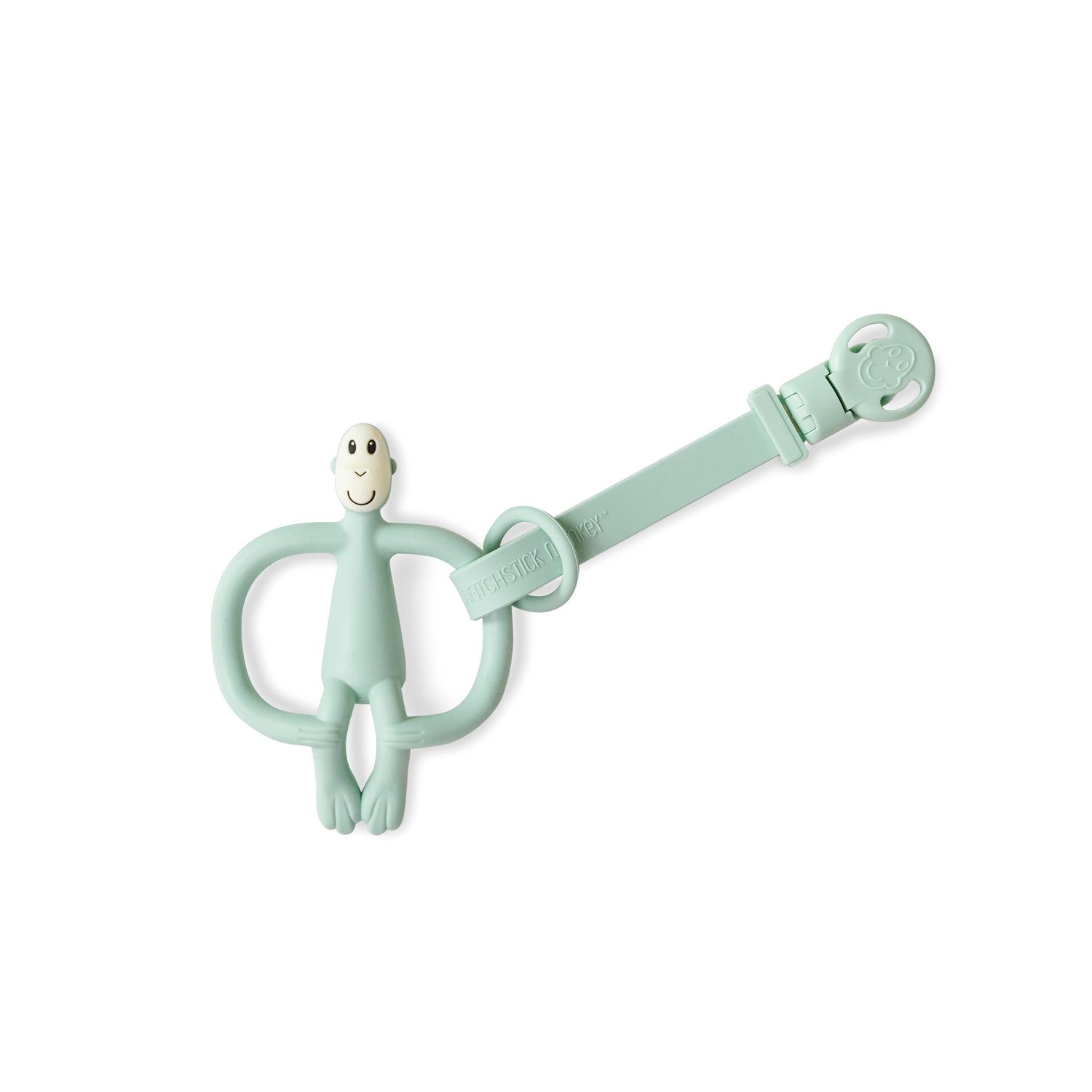 Mint Green &amp; Dusty Pink Double Soother Clips