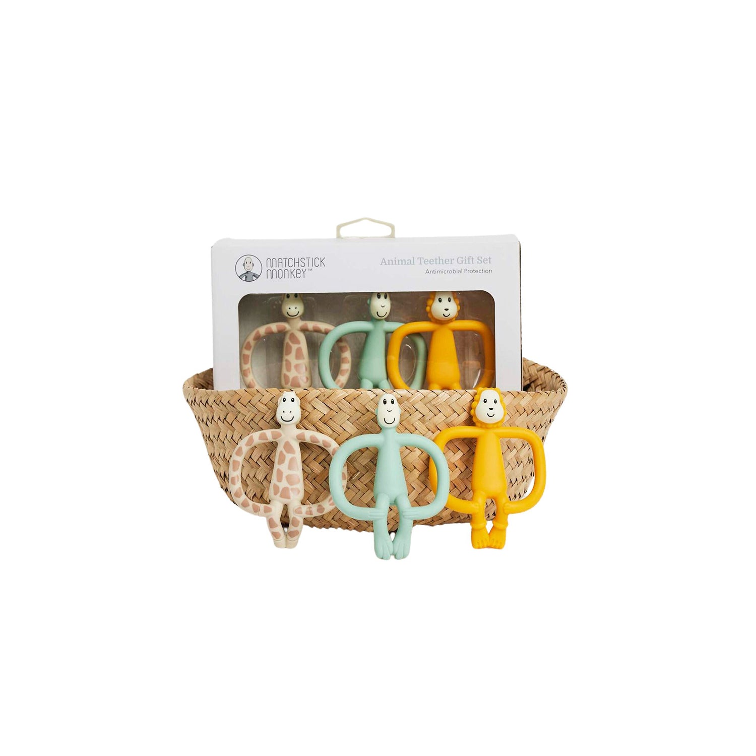 Animal Teether Gift Set