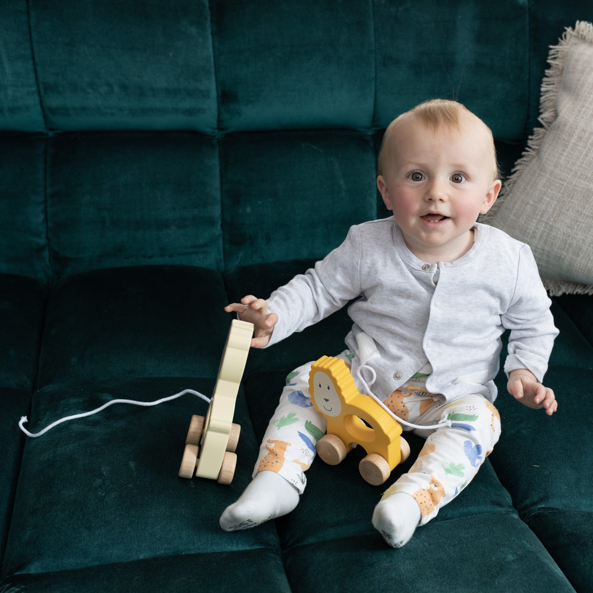 Giraffe Wooden Pull Toy