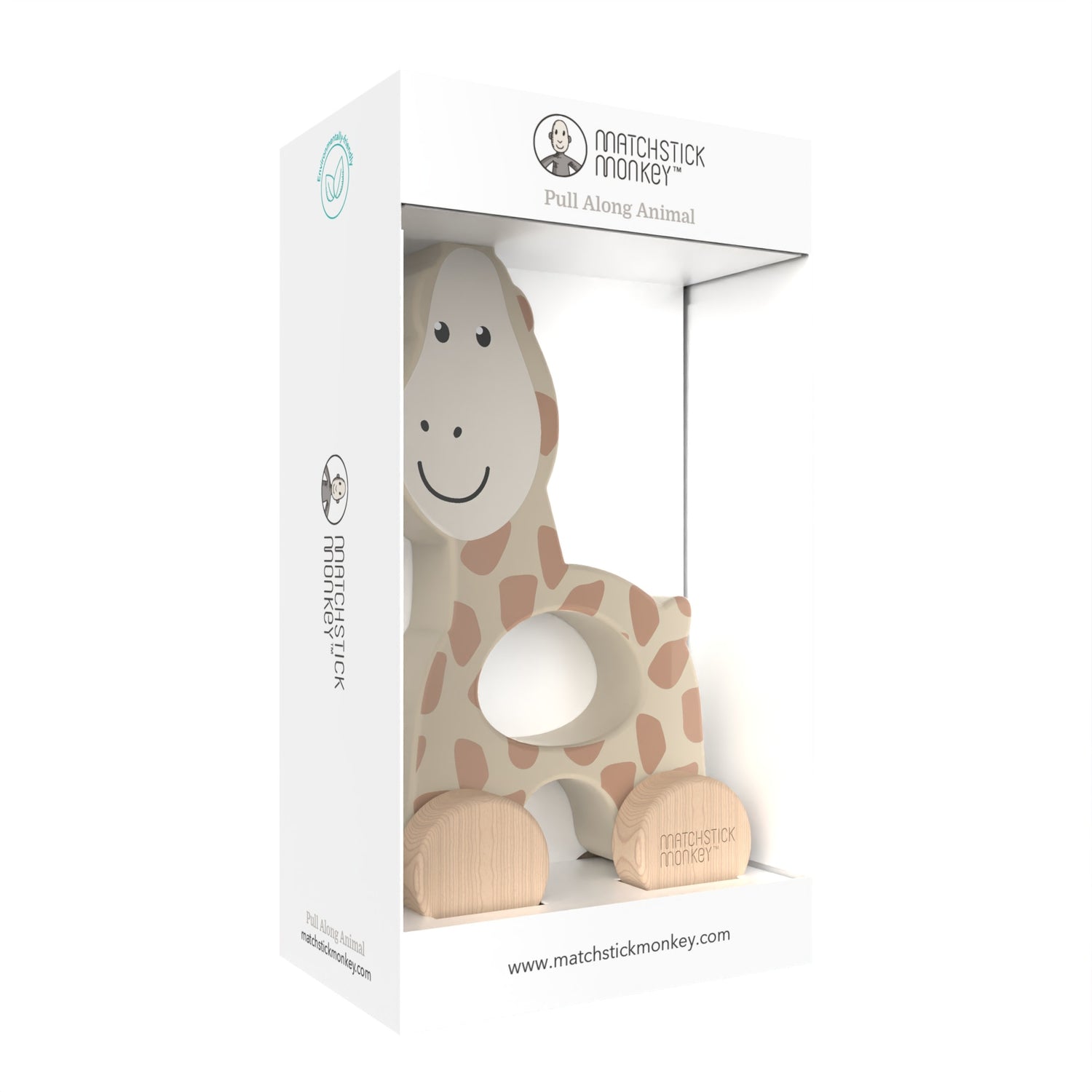 Giraffe Wooden Pull Toy