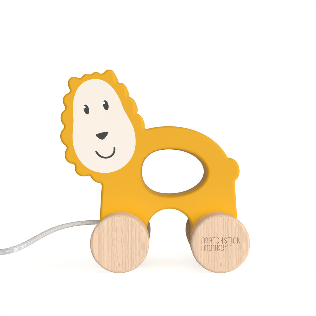 Lion Wooden Pull Toy