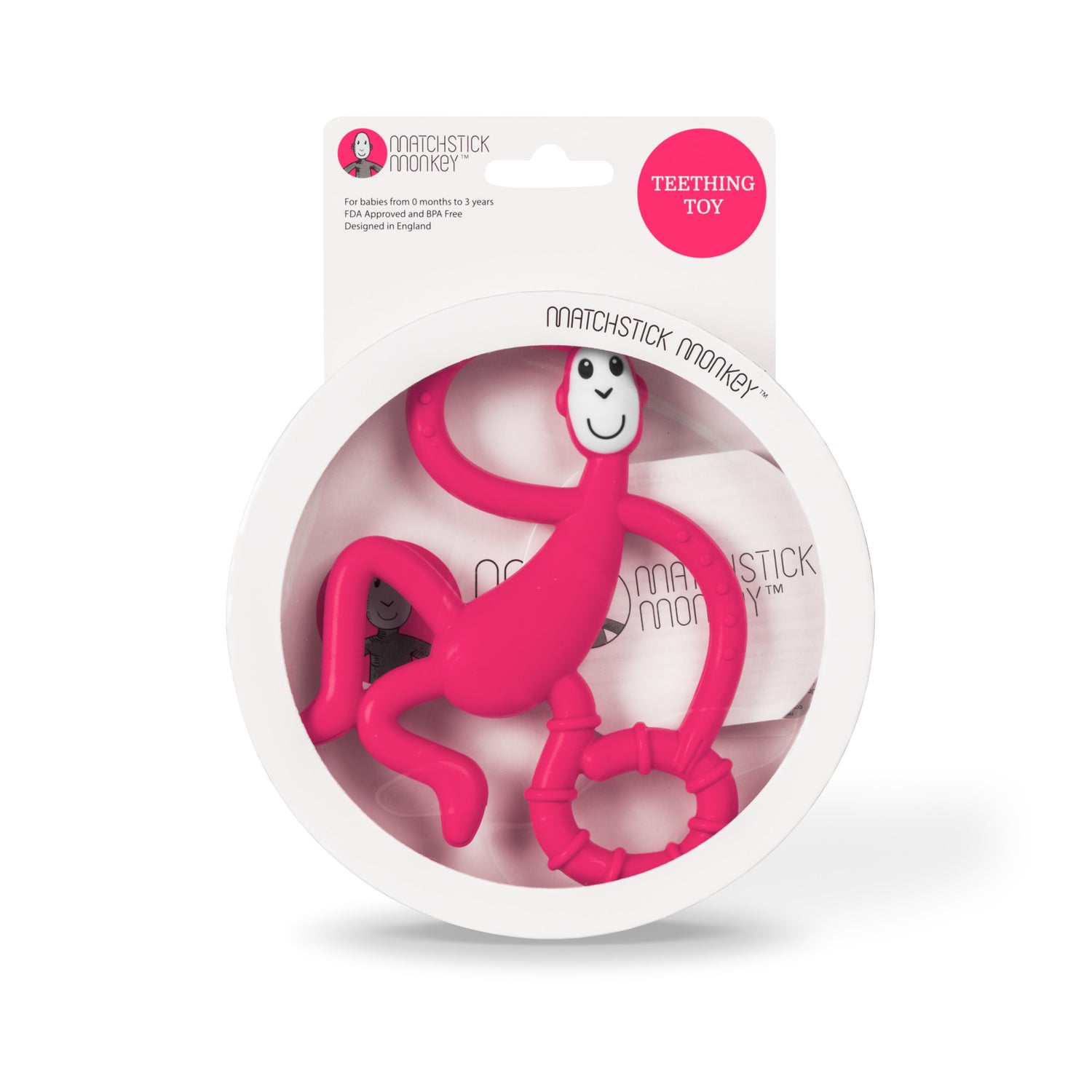 Red Dancing Monkey Teether