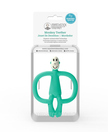 Green Matchstick Monkey Animal Teether