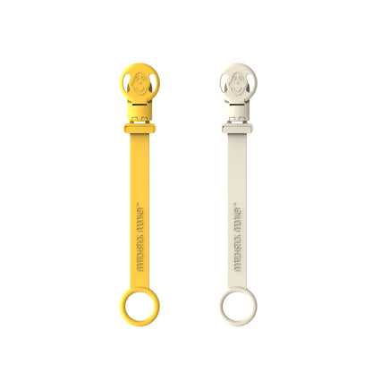 Lion &amp; Giraffe Double Soother Clips