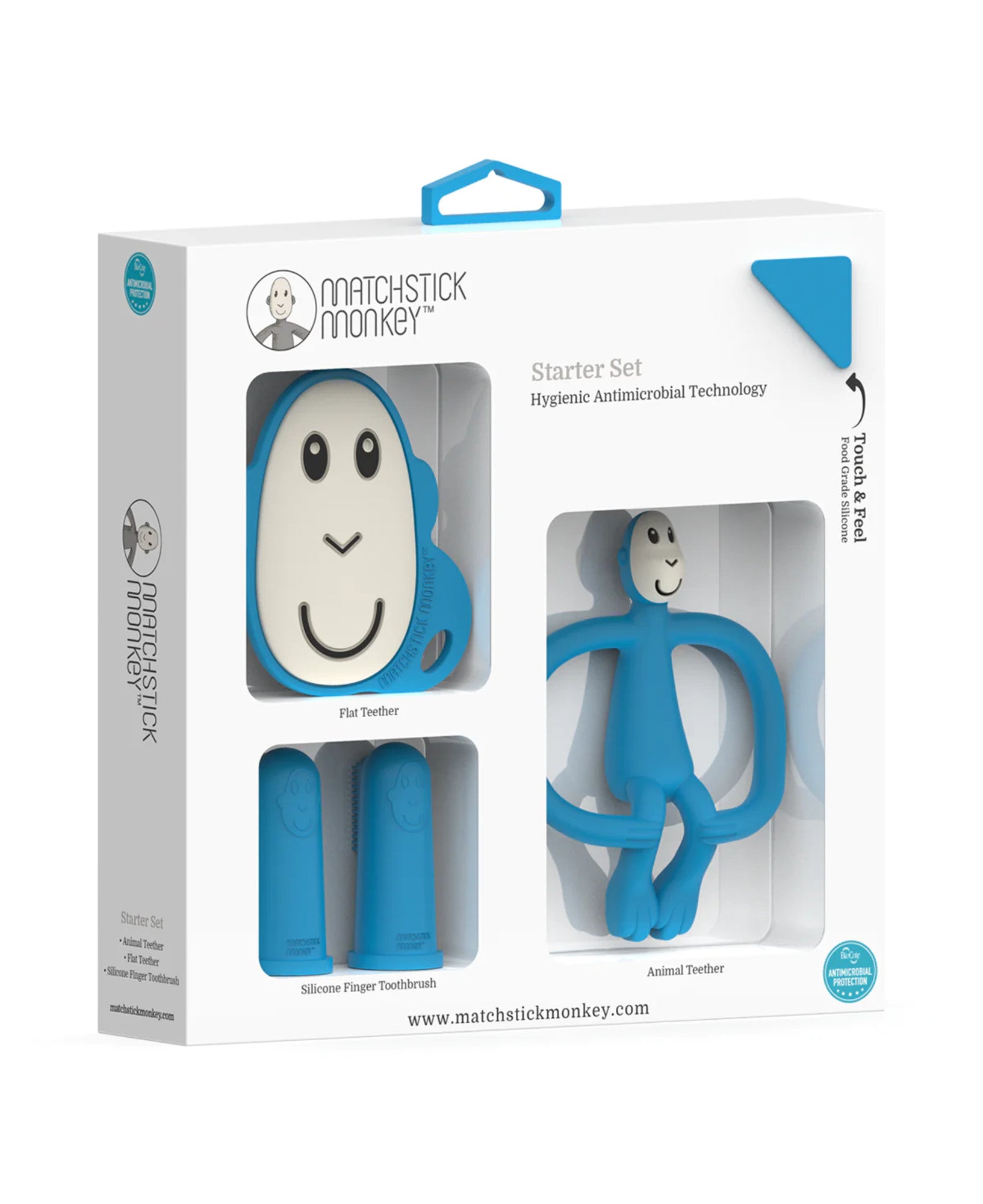 Blue Teething Starter Set
