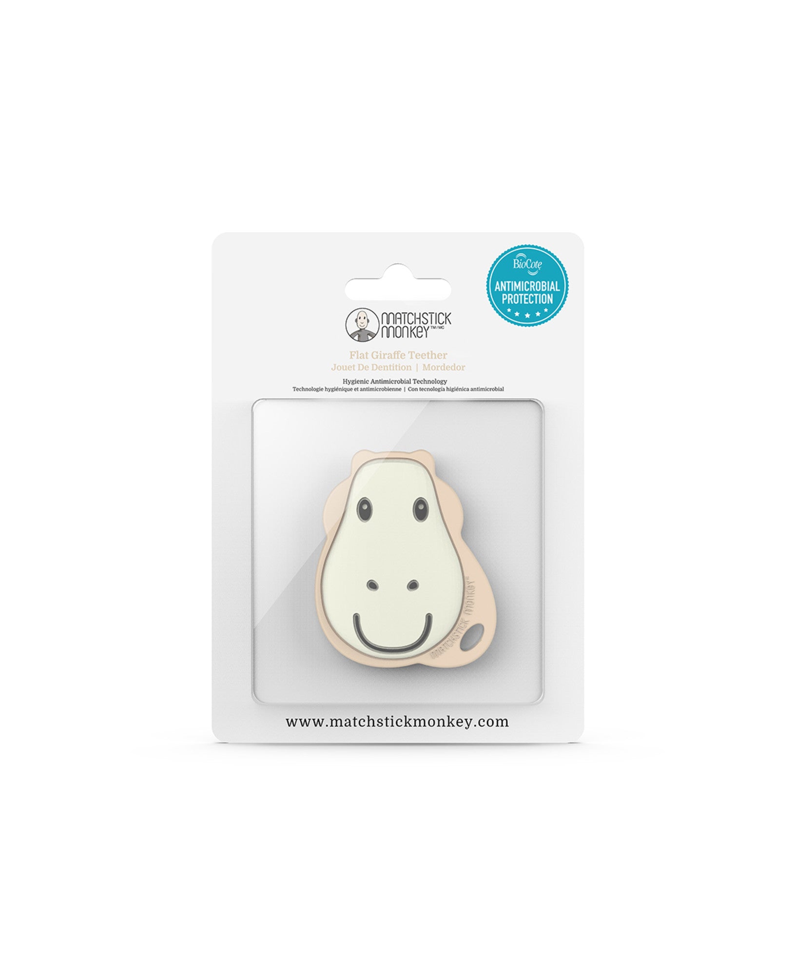 Giraffe Flat Face Teether