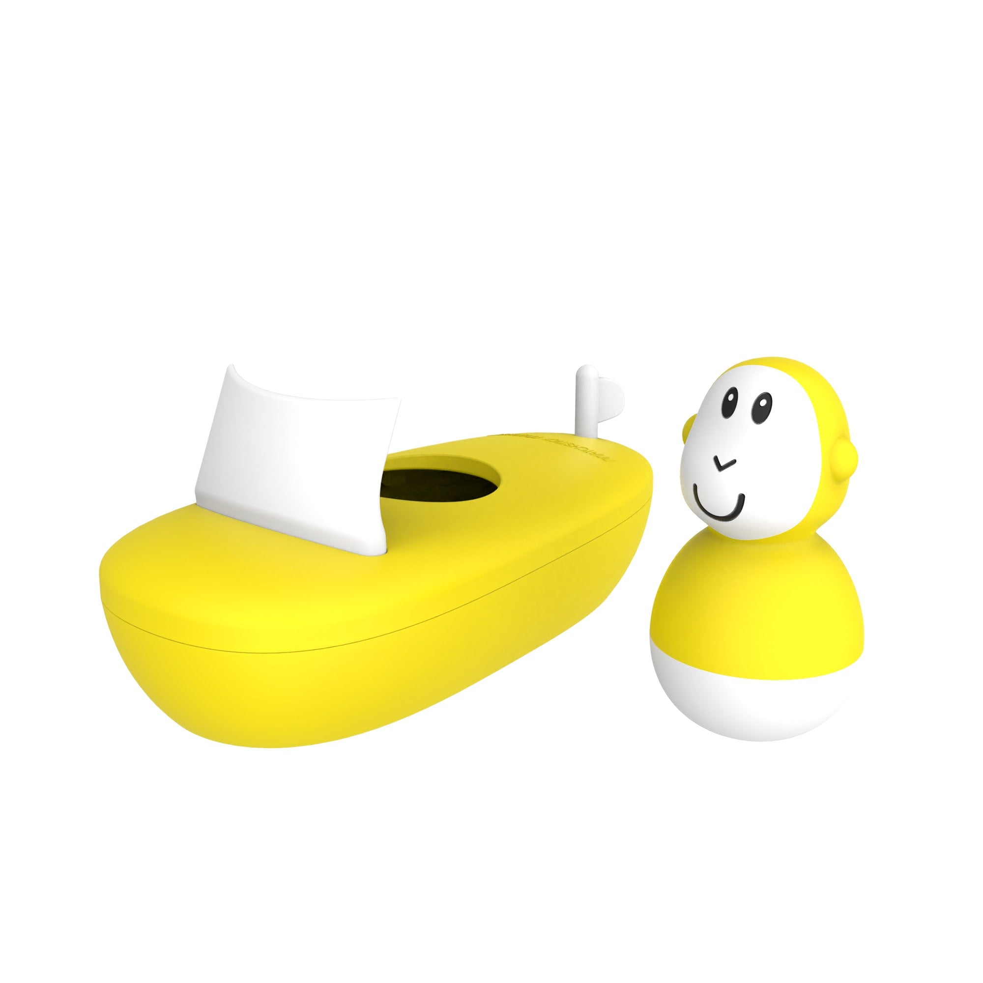 Yellow Bathtime Boat Set