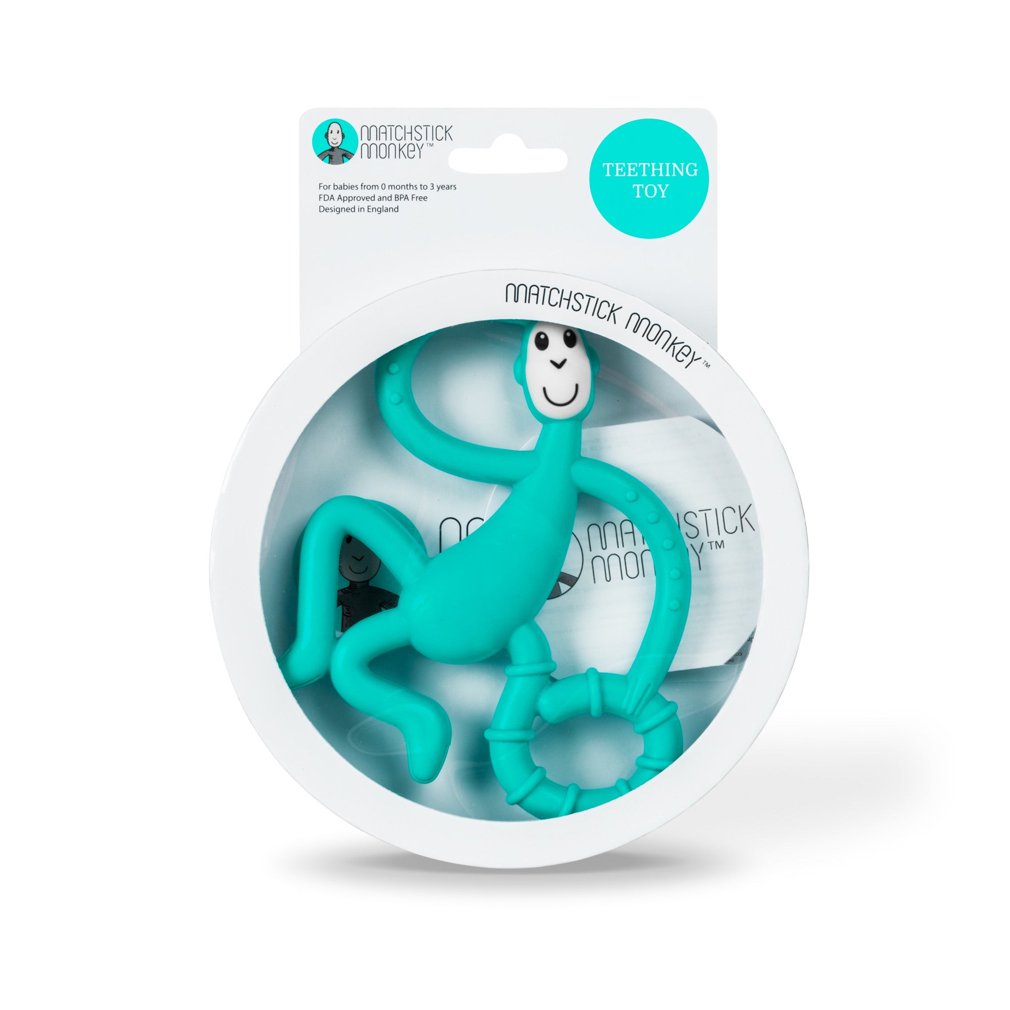 Green Dancing Monkey Teether