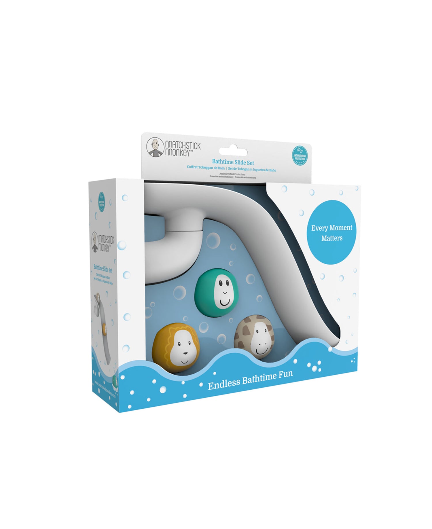 White Bathtime Slide Set