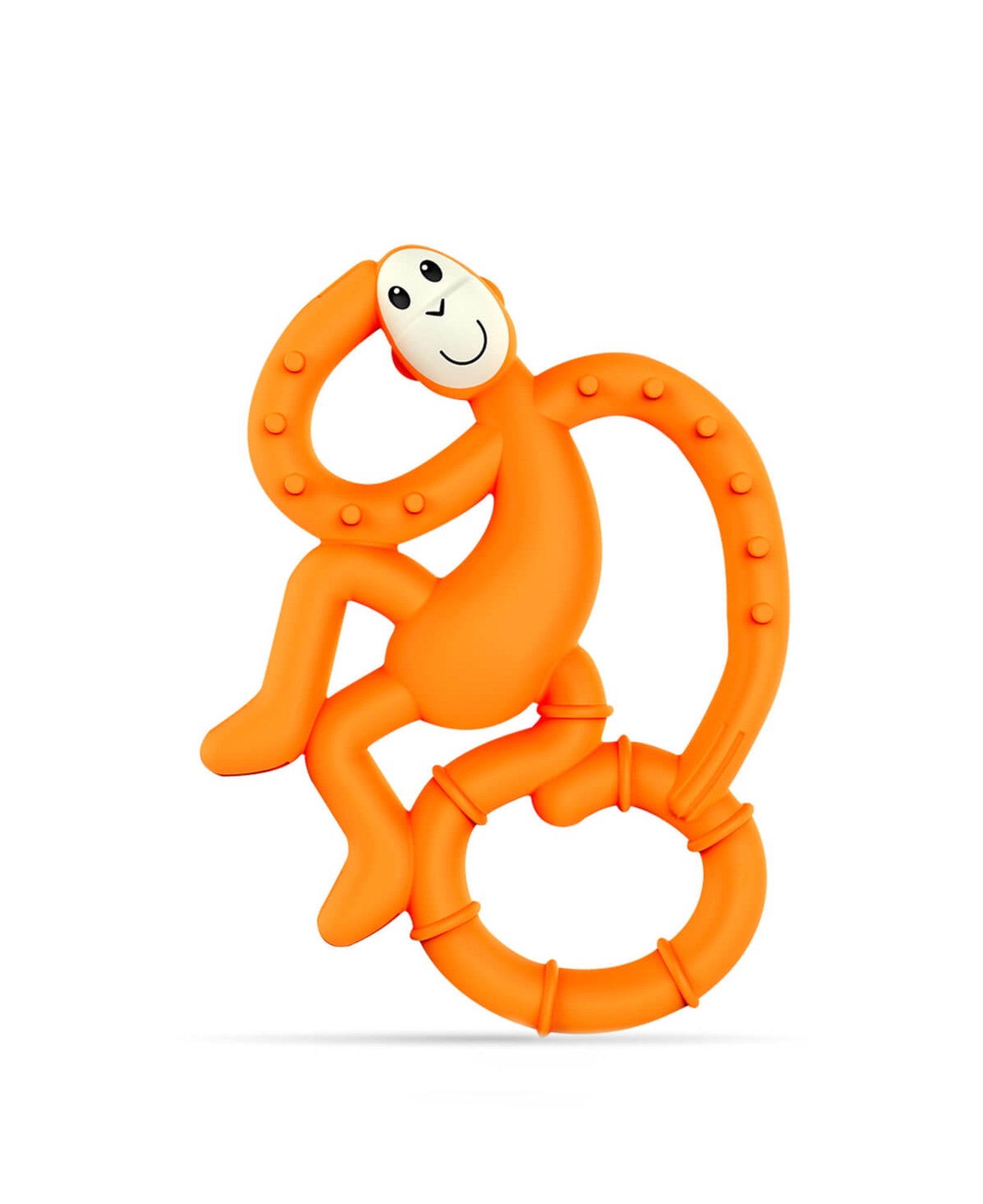 Orange Mini Monkey Teether