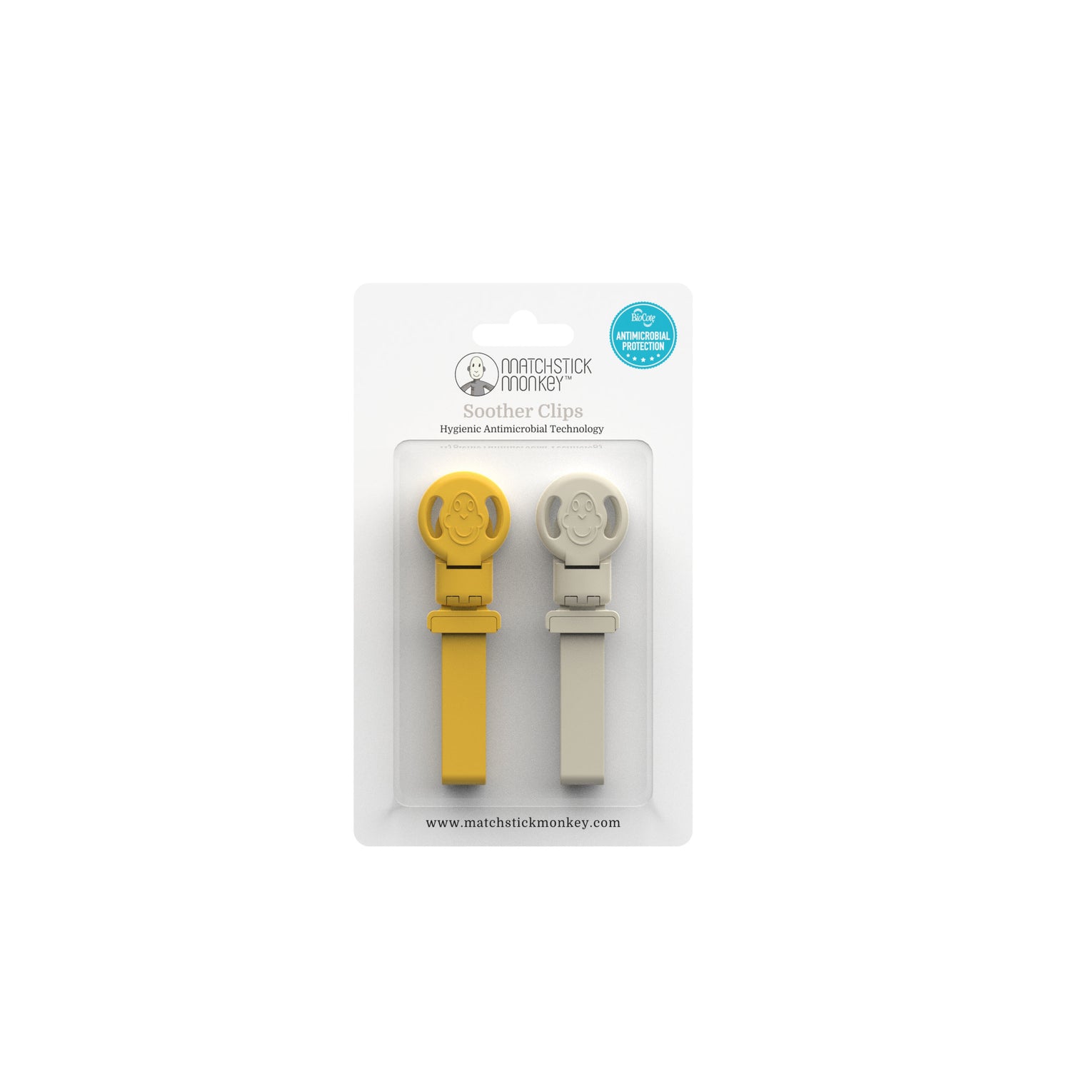 Lion &amp; Giraffe Double Soother Clips