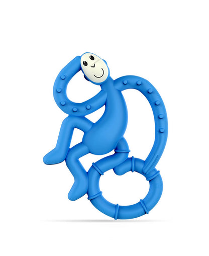 Blue Mini Monkey Teether