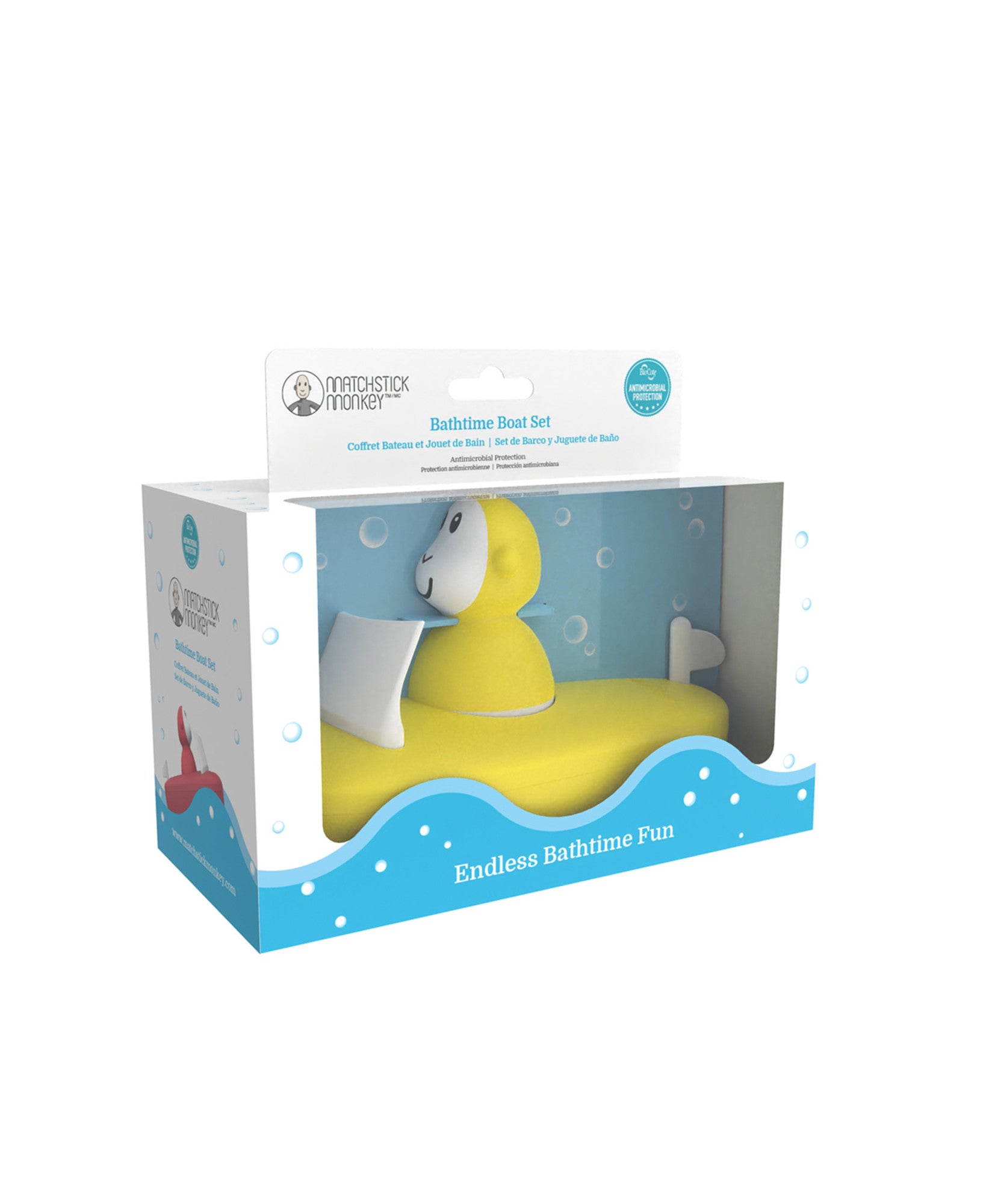 Yellow Bathtime Boat Set