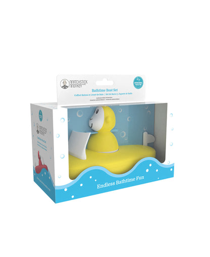 Yellow Bathtime Boat Set