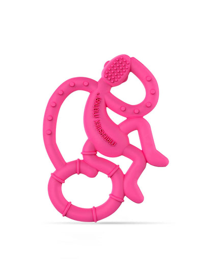 Pink Mini Monkey Teether